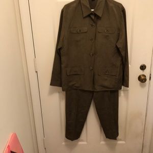 Judith Hart 2 PC Top & Pant Silk/Linen Size 8